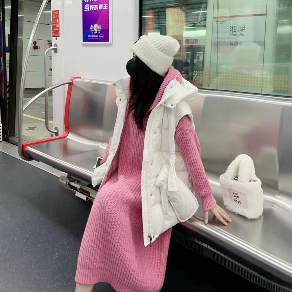 Đầm Hoodie Cao Cấp Thời Trang Mùa Thu Theo Phong Cách Retro