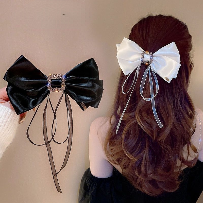 Muse của tôi! Kẹp Tóc Đuôi Ngựa Hình Học Lớn In Họa Tiết Chữ Phong Cách Retro Sáng Bóng Dành Cho Bạn Nữ F001