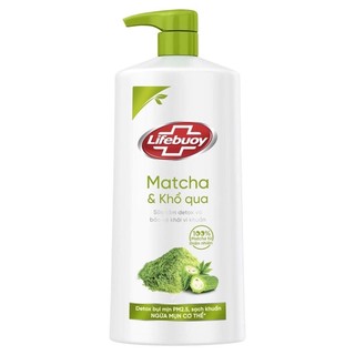 Sữa tắm lifebuoy detox matcha khổ qua 200g,800g và 1 lít
