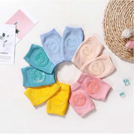 Bảo vệ đầu gối cho bé tập bò chống trượt dễ thương, bao đầu gối cho bé tập bò phù hợp cho bé trai và bé gái