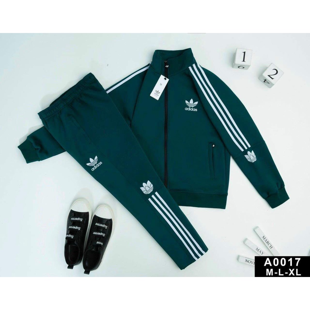 Set thể thao adidas cao cấp, set đồ thu đông,đồ ngủ nam cao cấp dày dặn-vải co dãn 4 chiều