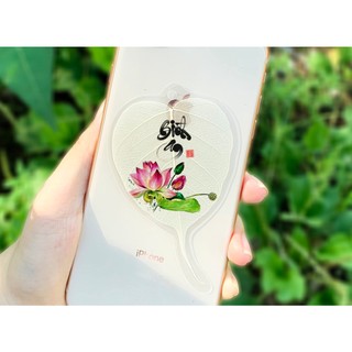 Lá Bồ Đề Bình An ( mẫu in hoa)