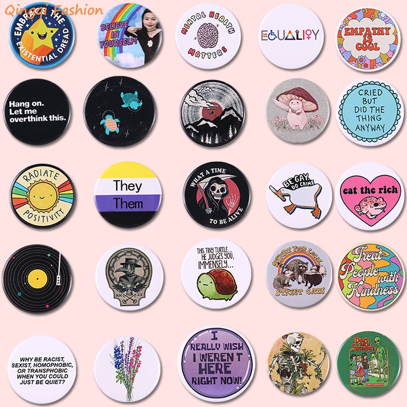 Ghim cài áo MISS ZOE mạ thiếc cỡ 44cm nhiều mẫu vui nhộn dễ thương tùy chọn