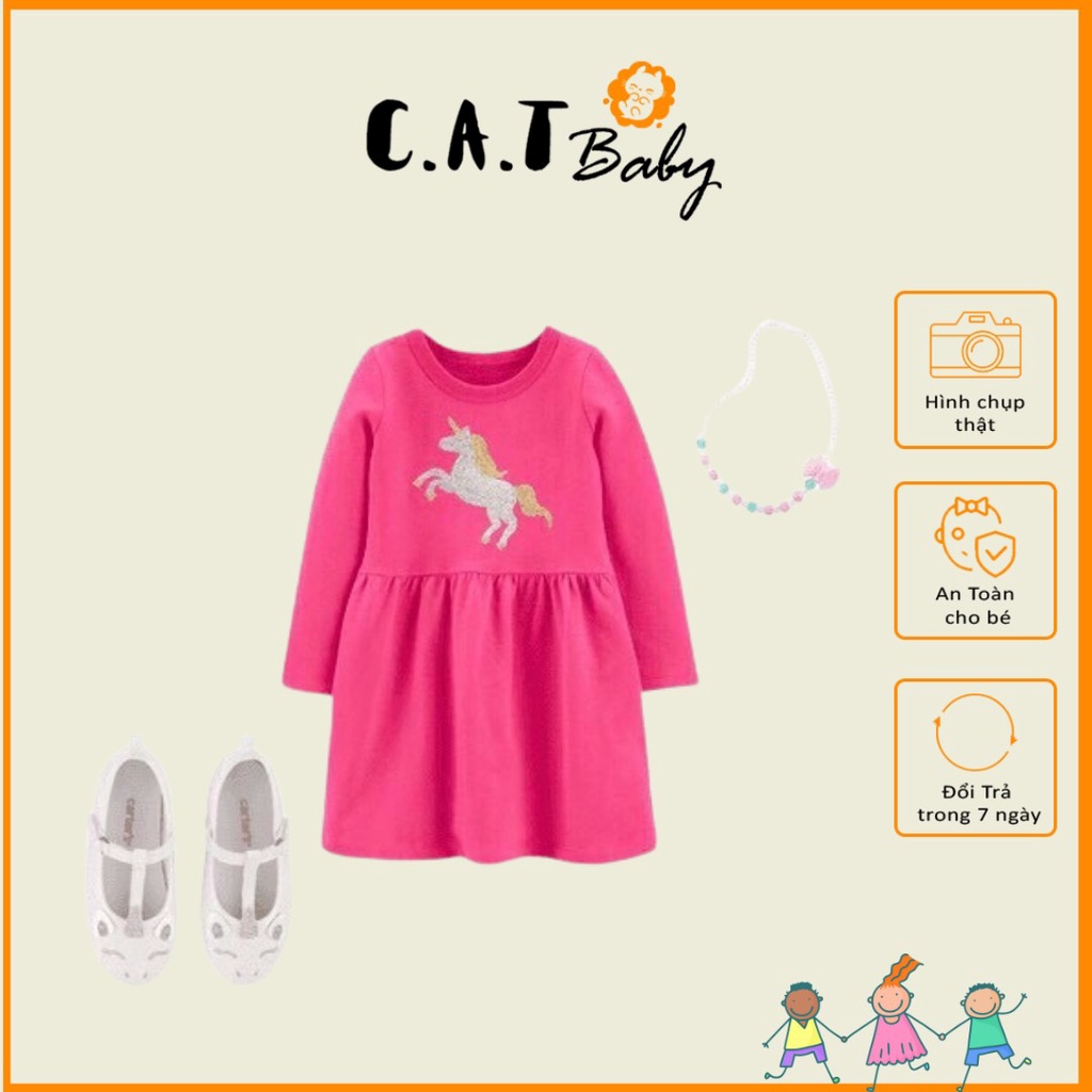 ĐẦM CARTER TAY DÀI BÉ GÁI