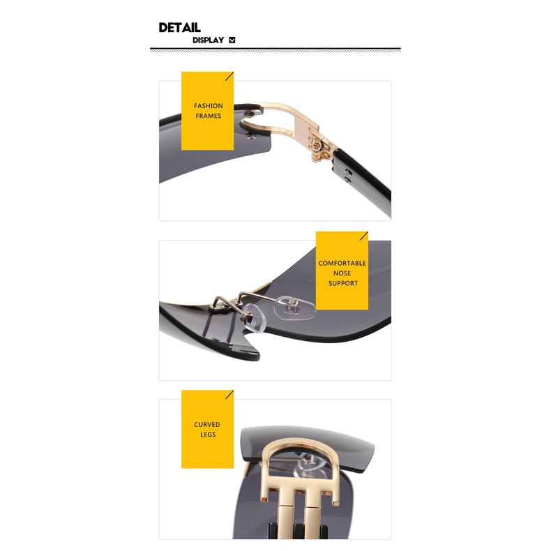 Kính Mát Thời Trang Khung Lớn San9 2022 Y2K Cho Nữ