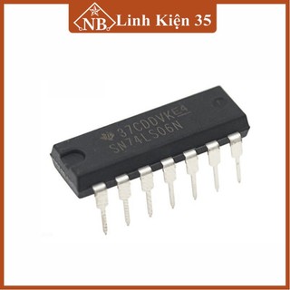 Chip 74LS06 Hex Inverter Buffer/Driver DIP14