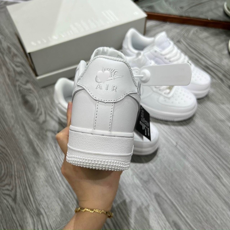 Giày thể thao sneaker nam nữ _Af1 full trắng |Hàng Sẵn|