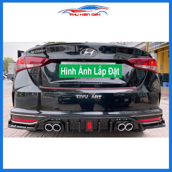 Lippo, Líp pô, Lip chia pô xe Accent 2021- 2022 - 2023, mẫu mới thể thao, rất đẹp