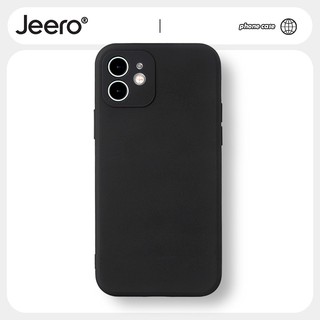 Ốp lưng JEERO mềm chống bẩn chống sốc Cho iPhone 15 14 13 12 11 Pro Max SE 2020 X XR XS 8 7 ip 6S 6 Plus YCS14
