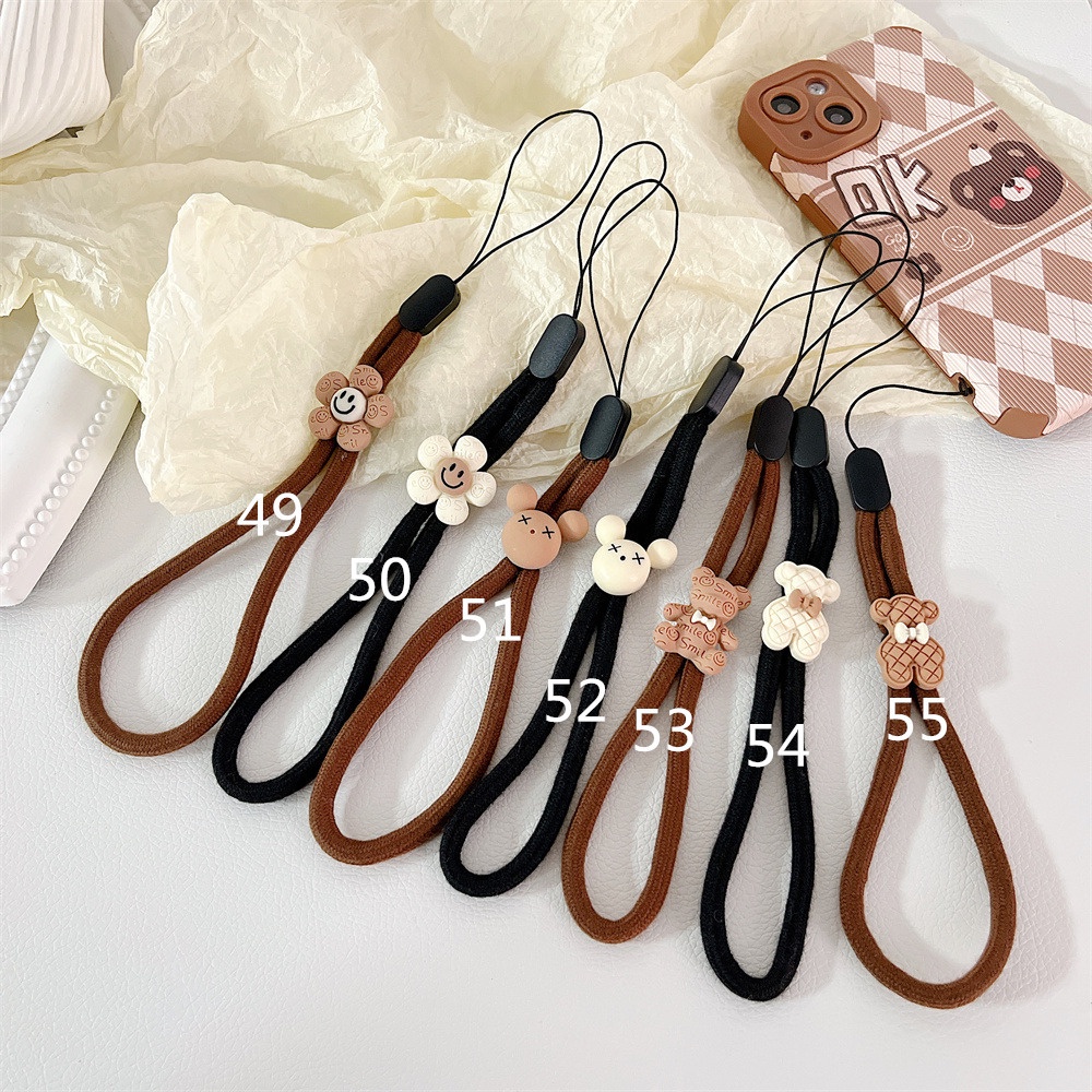 Dây Đeo Điện Thoại / Móc Chìa Khóa Hình Hoa Tròn Màu Kẹo Chống Rơi Chống Thất Lạc Tùy Chỉnh Tiện Dụng