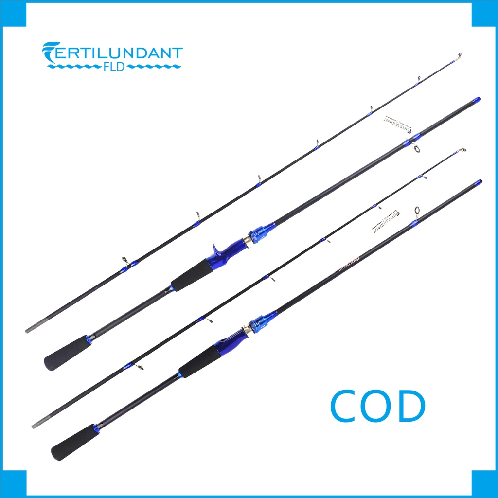 Fertilundant Cần câu cá, vật liệu sợi carbon 24T, vòng dây Hàn Quốc,1.8M 2.1M,câu cá nước ngọt,tông màu ML FLD