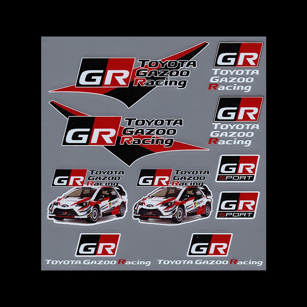 GR Sport /GR GAZOO Racing Styling Car Windshield Decal Car Body Decorative Sticker For Toyota 86 YARiS RZ RC RS Camry Supra RAV4