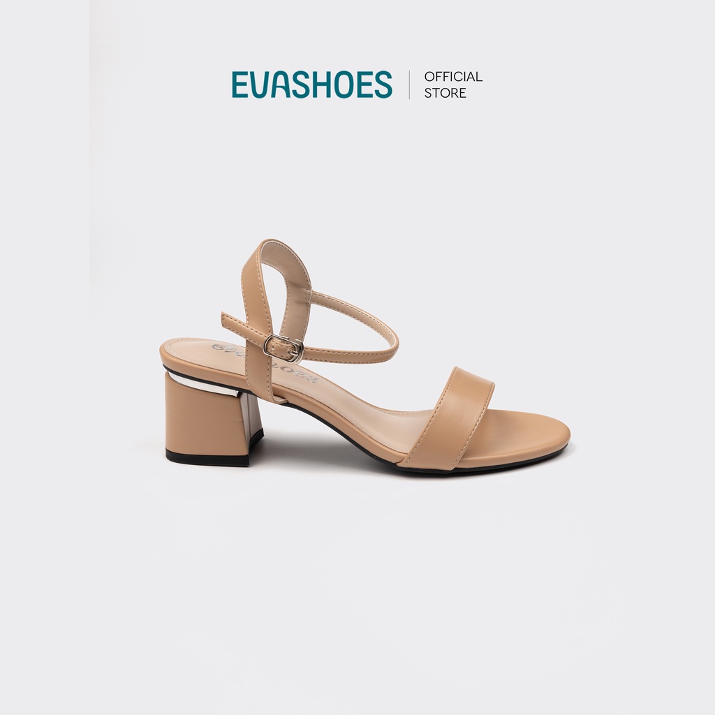 Dép Sandal cao gót đế vuông 5cm Evashoes Eva0045V