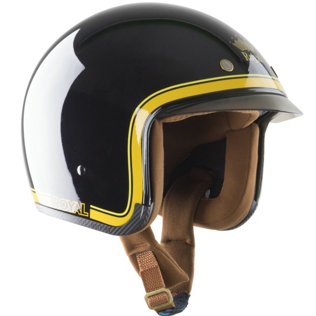 MŨ BẢO HIỂM ROYAL M139 KÍNH ÂM 3/4 ĐẦU size  MẦU ĐEN BÓNG V10