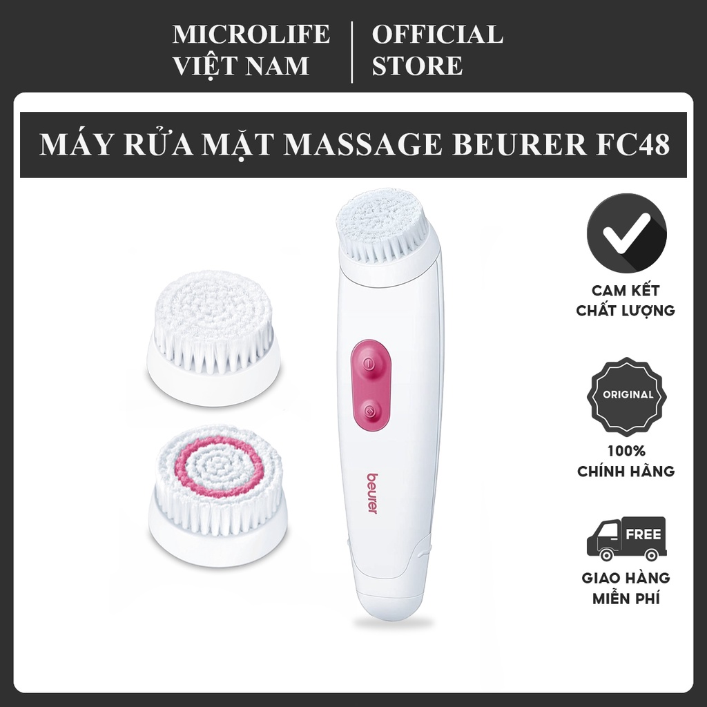 Máy Rửa Mặt , Massage Da Beurer Fc48 | Gúp Da Thư Giãn, Khỏe Mạnh, Ngăn Ngừa Các Dấu Hiệu Lão Hóa
