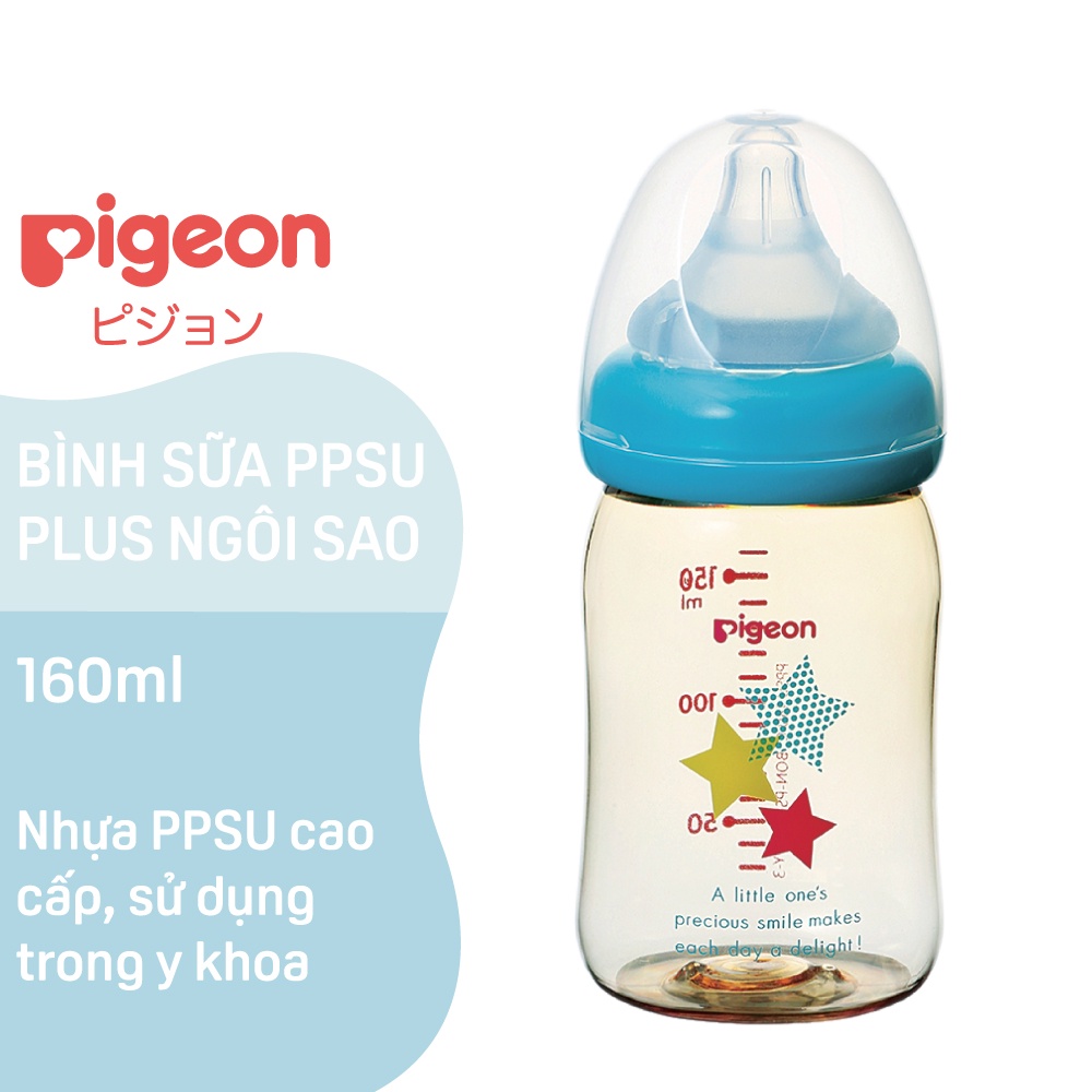 Bình Sữa PPSU Plus Ngôi Sao Pigeon 160ml/240ml