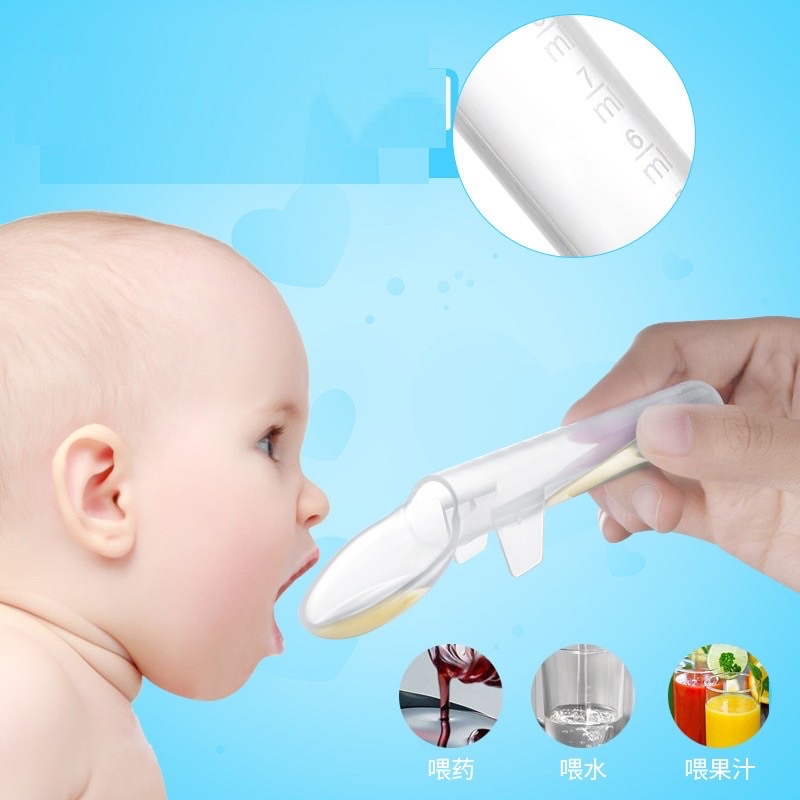 Thìa uống sữa chống đổ cho bé