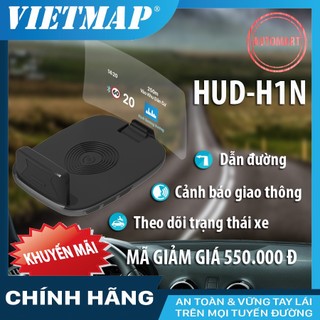 Màn hình hiển thị thông minh HUD H1N, cảnh báo giao thông, dẫn đường.