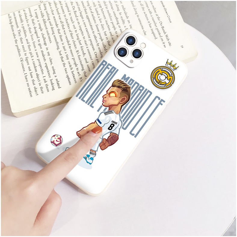 Ốp vuông iphone Bóng đá Real.fc bảo vệ cam 6/6splus/7/7plus/8/8plus/x/xr/xs/11/12/13/14/pro/max/plus/promax