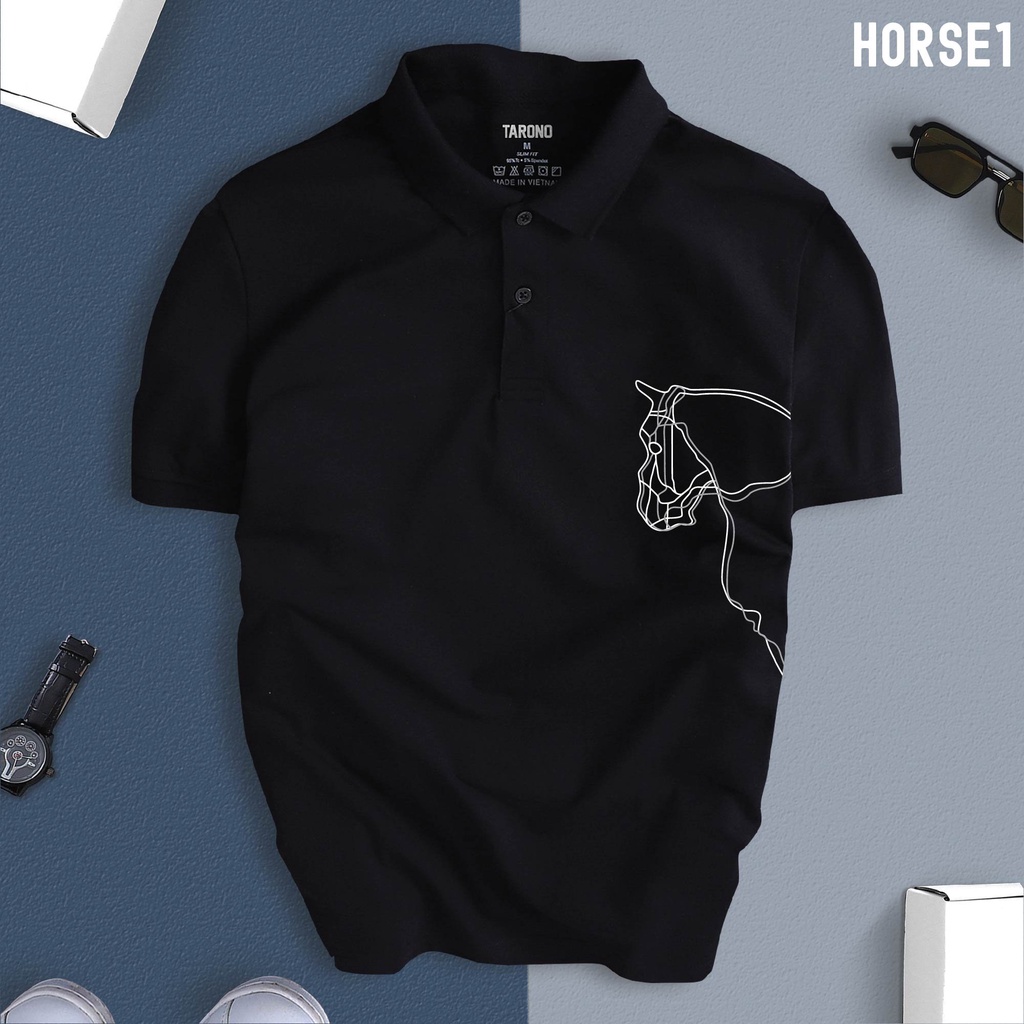 Áo Polo nam cổ bẻ vải xịn fullbox, trẻ trung, thanh lịch Ngựa chiến HORSE01
