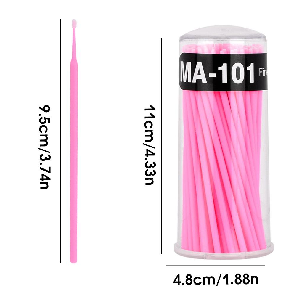 Bộ 100 Cây Tăm Bông Trang Điểm Bằng Nhựa Đa Năng Tiện Dụng