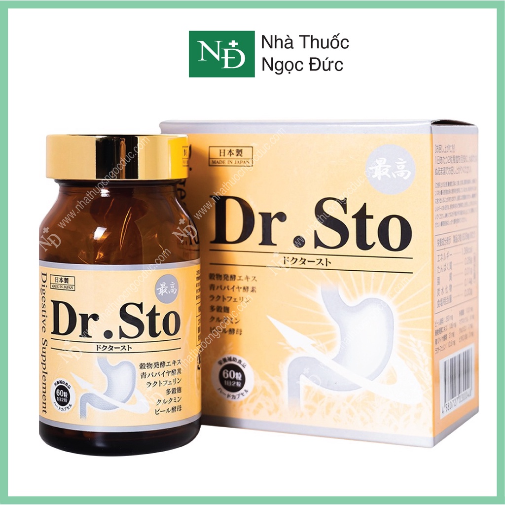 Viên uống Dr. Sto Jpanwell hỗ trợ giảm đau dạ dày, cải thiện tiêu hóa