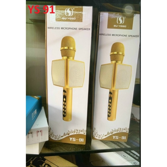 Micro Karaoke Bluetooth YS 95 cao cấp thế hệ mới Micro karaoke bluethooth & YS 98, 91, L-598, SD 17
