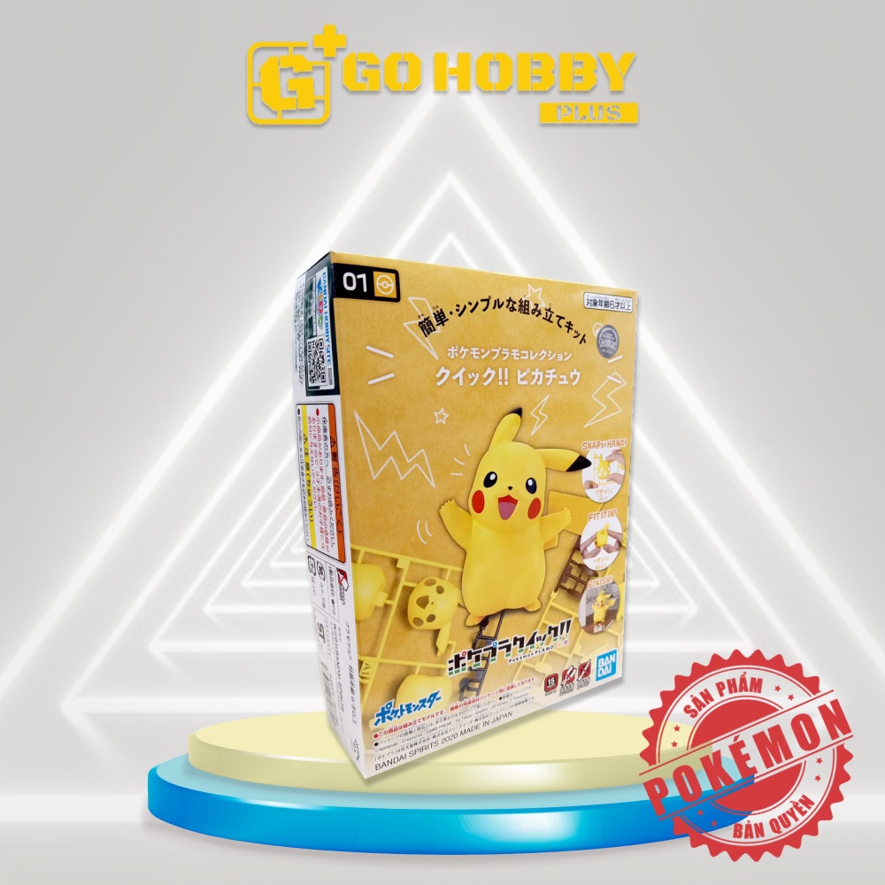 POKEPLA Quick 01 | Pikachu - Đồ chơi lắp ráp POKEMON