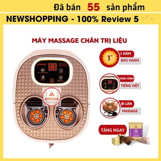 Máy ngâm chân cao cấp ANKAZA mát xa trị liệu tự động bằng con lăn, massage sủi, sục khí