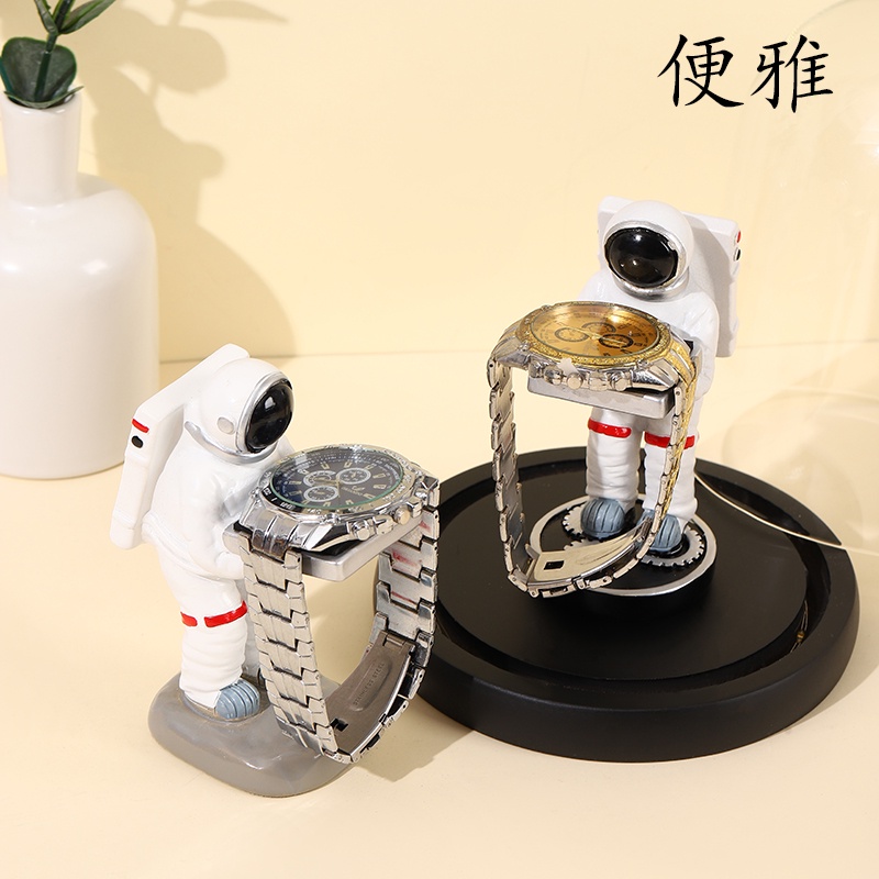 ✡Khung Đồng Hồ✡ Giá Đỡ Trưng Bày Đồng Hồ Đeo Tay Hình Phi Hành Gia Thanh Lịch