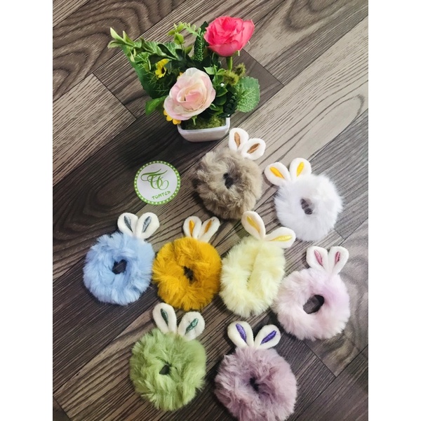 thun cột tóc lông mềm mịn lấy màu ngẫu nhiên( shop chuyên sỉ)