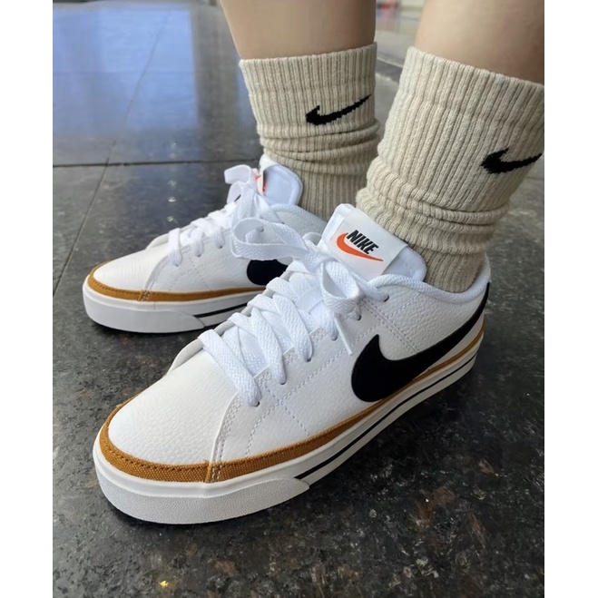 Giày Nike Court Legacy White Desert Ochre