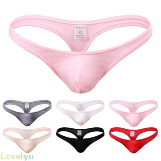 [ FAST SHIPPING ]Men Briefs T-back Trunks Underpants Bikini Breathable G-string Low-rise