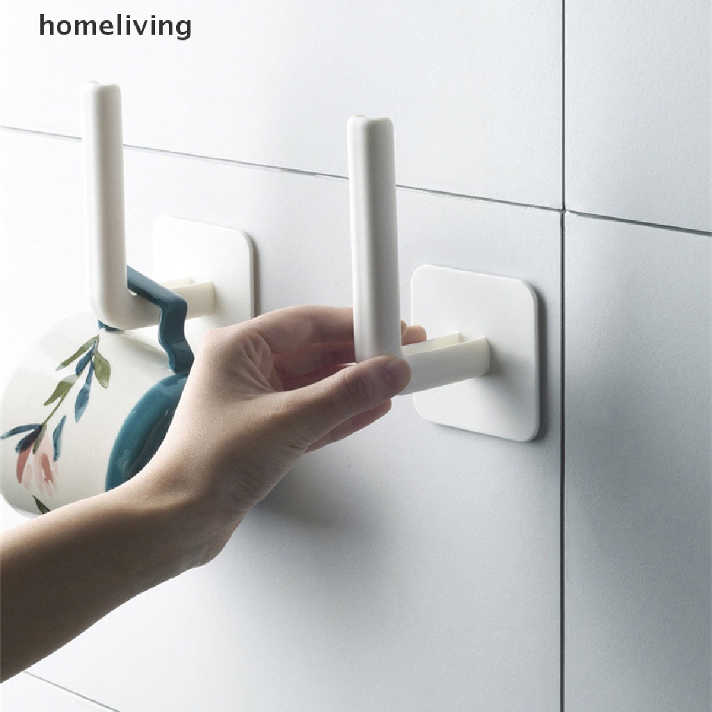 Bộ 2 Giá Treo Khăn Giấy Cuộn Tự Dính Tiện Dụng Cho Nhà Bếp