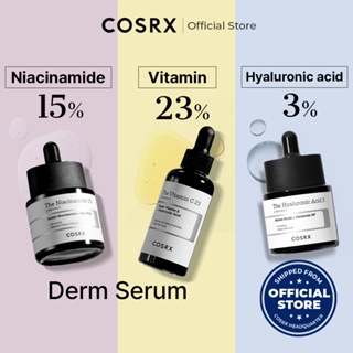 Serum COSRX The RX 20ml Niacinamide 15% chăm sóc da mụn/ Vitamin C 23% cải thiện tông da/ Hyaluronic 3% làm mát dịu da