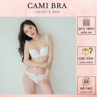 Bộ đồ lót nữ CenKa cao cấp, có gọng ôm ngực đệm vừa kèm mút xoài siêu xinh B12-16002