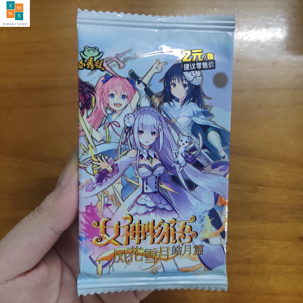 7 Mẫu Set 5 Ảnh Thẻ Nhân Phẩm Waifu Pack Card In Hình Nhân Vật Nữ Anime Girl Chibi
