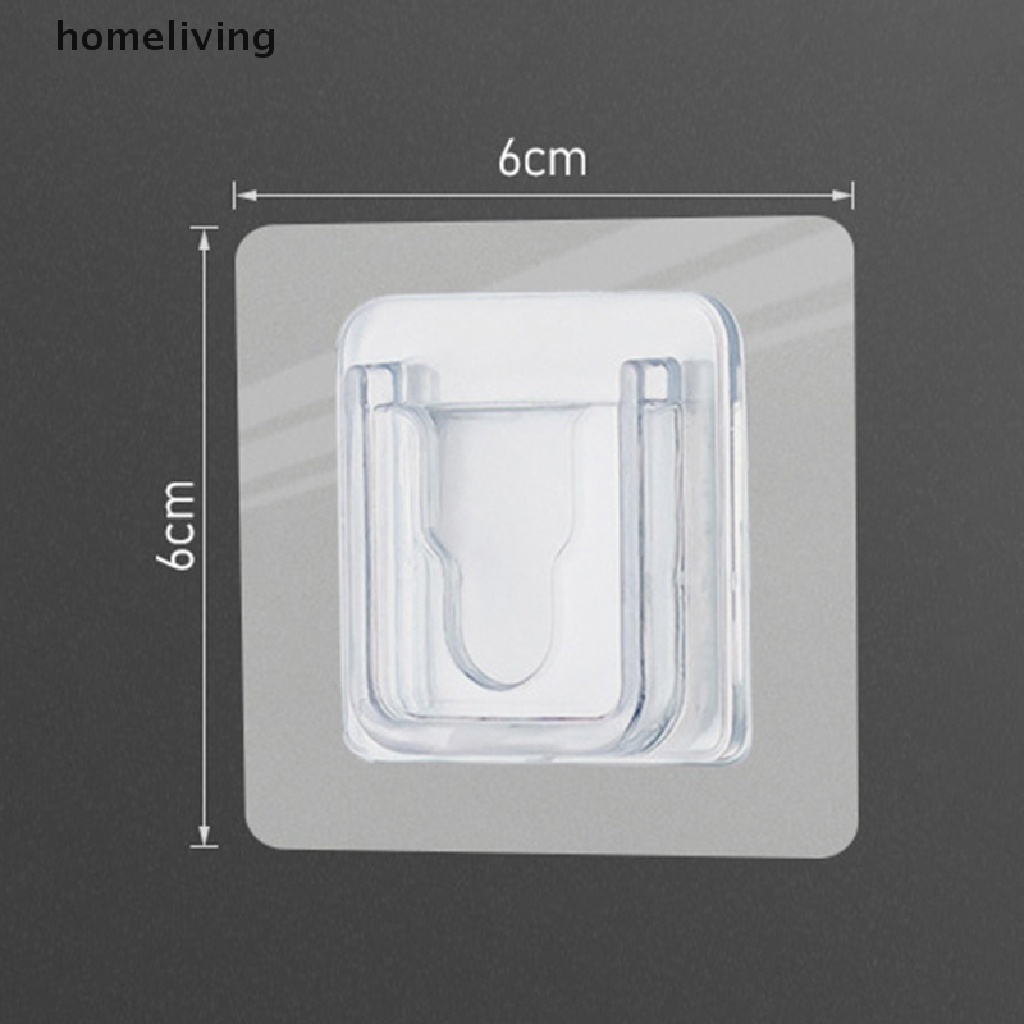 Móc Treo Đồ Dán Tường Trong Suốt Hai Mặt Tiện Dụng