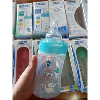 bình dodie pháp cổ rộng kèm núm