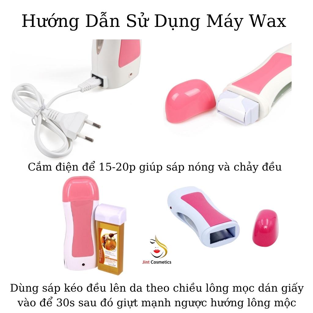 Máy wax lông nóng Depilatory Heater tặng kèm cây sáp và giấy - triệt lông jint