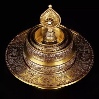 Mandala cúng dường bằng đồng