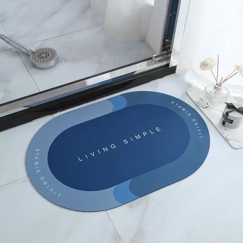 Thảm Chân Silicon Siêu Thấm Hút Không Tích Tụ Giữ Sàn Nhà Luôn Sạch Sẽ Và Khô Ráo
