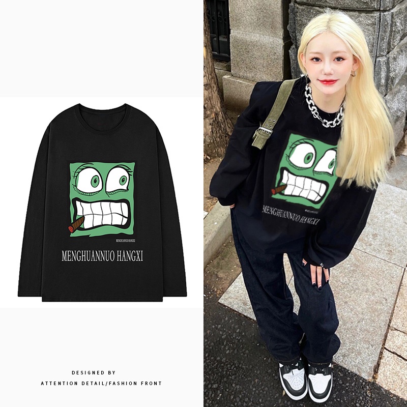 NRVP Áo Thun Nữ Dài Tay Thời Trang Hàn Quốc 2023