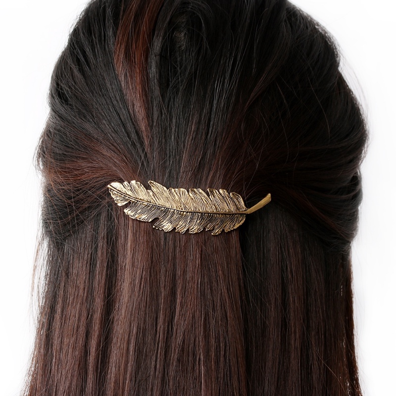 Kẹp tóc hình chiếc lá thời trang cho nữ