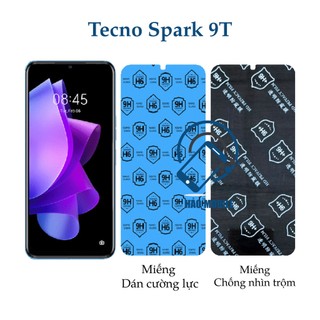 Dán cường lực dẻo nano Tecno Spark 9T trong suốt và chống nhìn trộm
