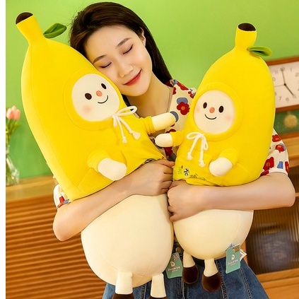 Gấu Bông Người Chuối Dễ Thương - Người Chuối Mặt Aó Cao Cấp - Hàng Nhập Khẩu