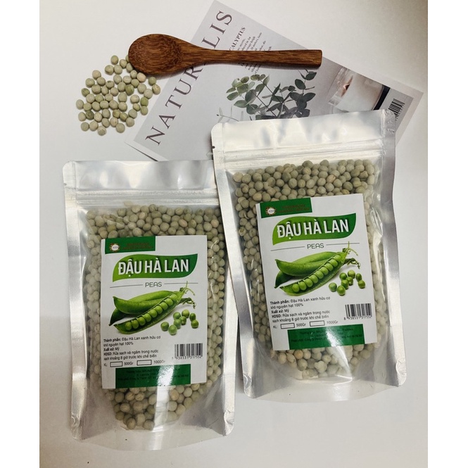 Đậu Hà Lan xanh nguyên hạt 500g