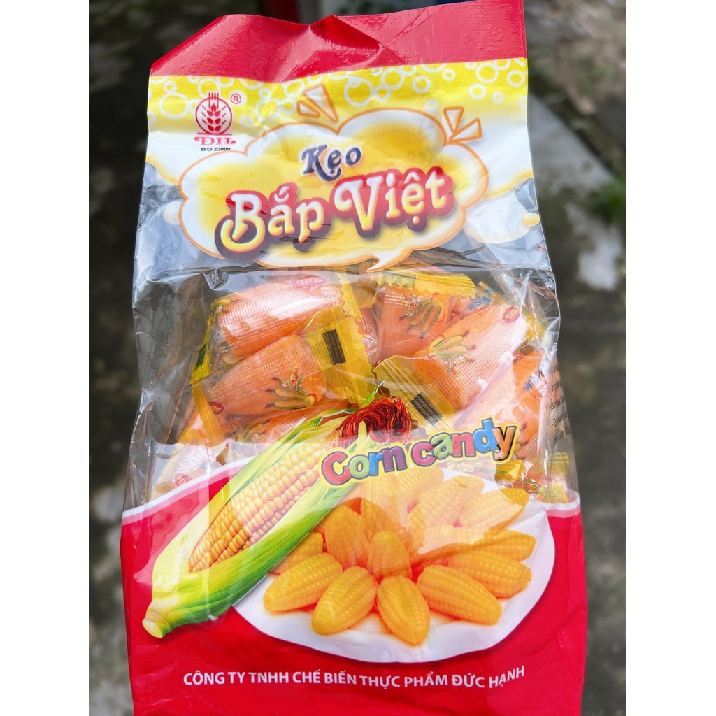 COMBO 2 GÓI KẸO DẺO BẮP VIỆT HIỆU ĐỨC HẠNH - gói 400gr