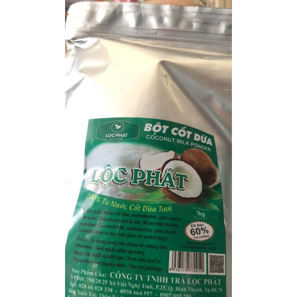 Bột Cốt Dừa Lộc Phát - Trà Lộc Phát - 1kg