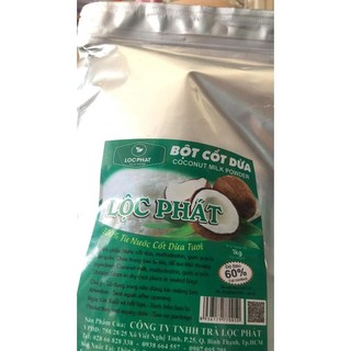 Bột Cốt Dừa Lộc Phát - 1kg - Dùng Pha Chế Thức Uống